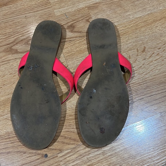 Coach leather sandals - Picture 2 of 3